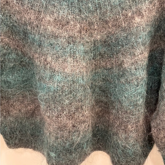 Vintage Paul et Duffier Wool Mohair Knit Cropped Turtleneck Sweater Size Small - Picture 8 of 15